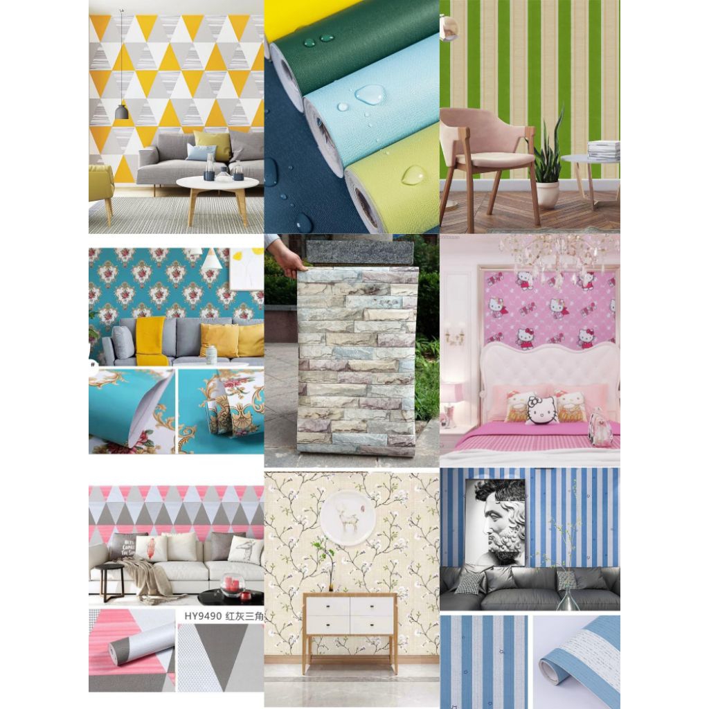 WALLPAPER STICKER  BERMOTIF /WALLPAPER PEKANBARU