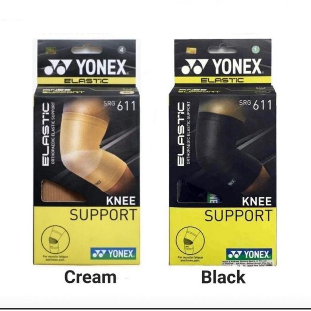 YONEX Deker Lutut Original Badminton Knee Support Elastic Dekker Bulutangkis Orthopedic Support