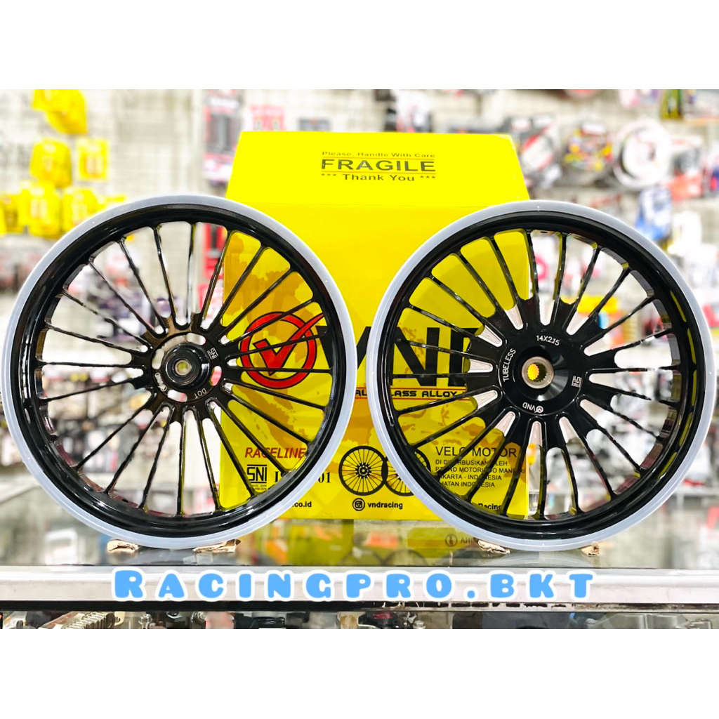 Velg vnd raceline ring 14 185/215 honda vario 125 vario 150 vario 160 cbs vario 110 beat scoopy geni