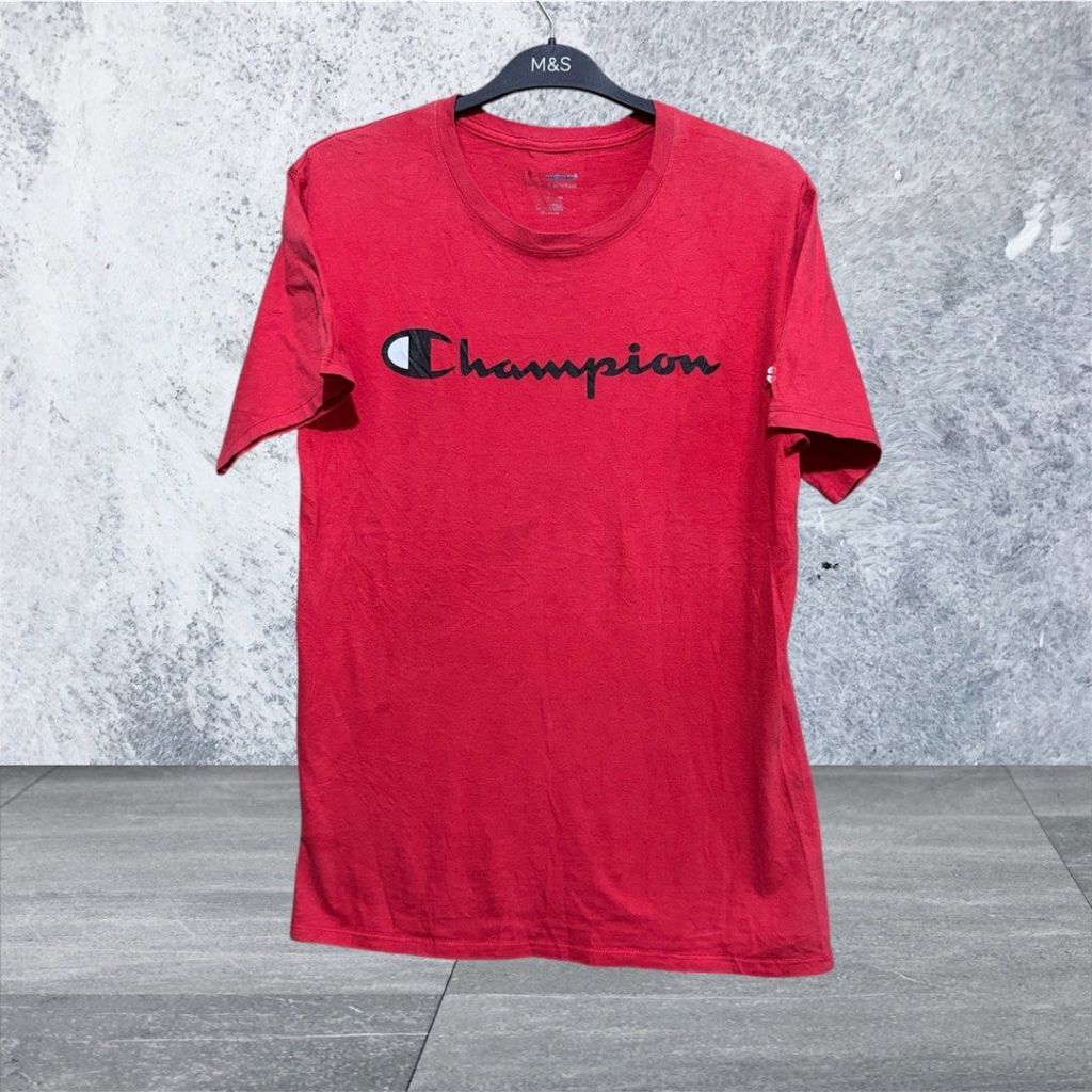 CHAMPION big script tee | kaos logo champions big logo bordir