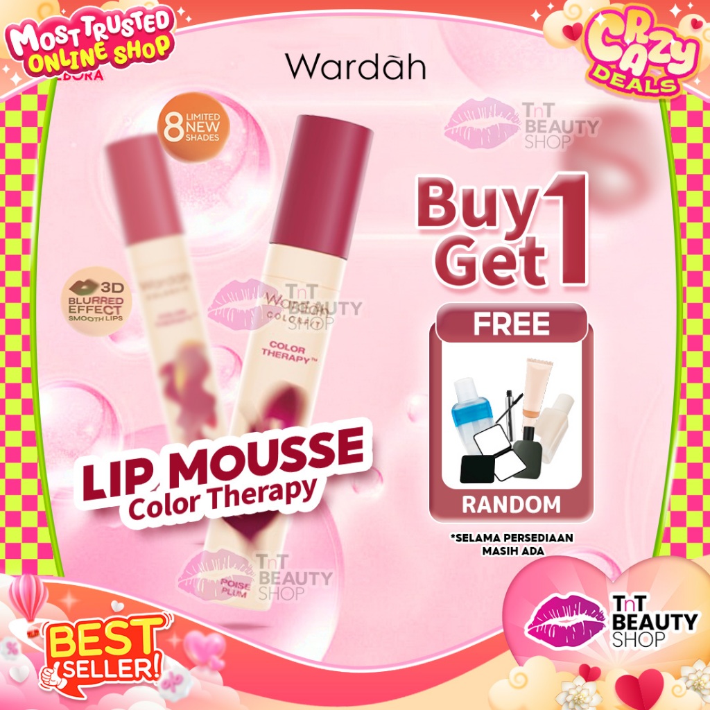 [LIMITED EDITION] NEW Wardah Colorfit Velvet Matte Lip Mousse Color Therapy™  | TnT Beauty Shop