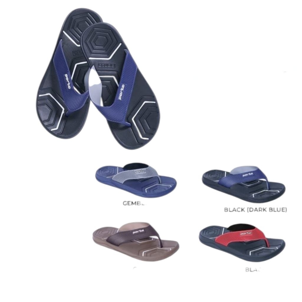 sandal jepit anak laki laki perempuan porto  TK TG 24/35