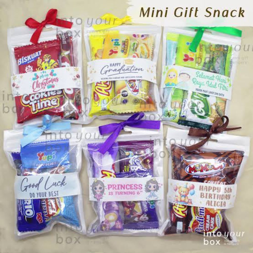 

Hampers MINIGIFT Snack / Termurah Varian Warna❤❤ + Gantungan mini