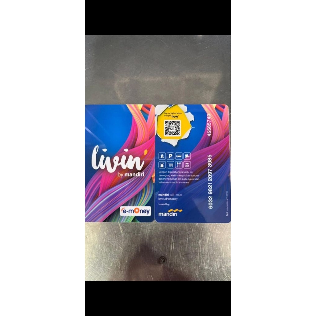 E-MONEY MANDIRI KARTU TOL