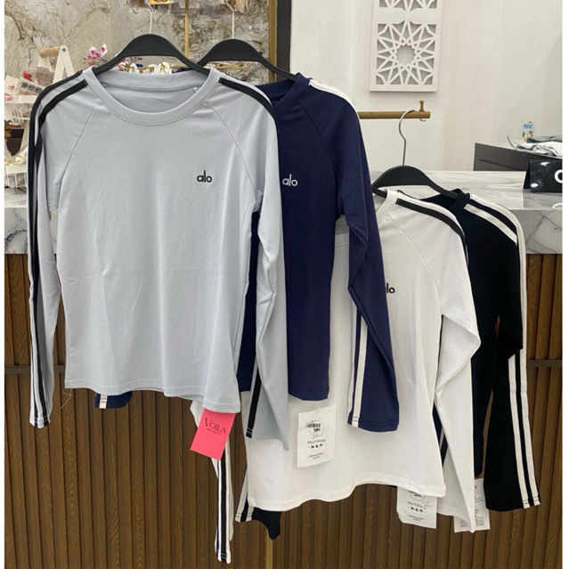 KAUS SPORT ALO || ATASAN KAUS SPORT ALO TANGAN PANJANG WANITA || OOTD OLAHRAGA WANITA KEKINIAN ||