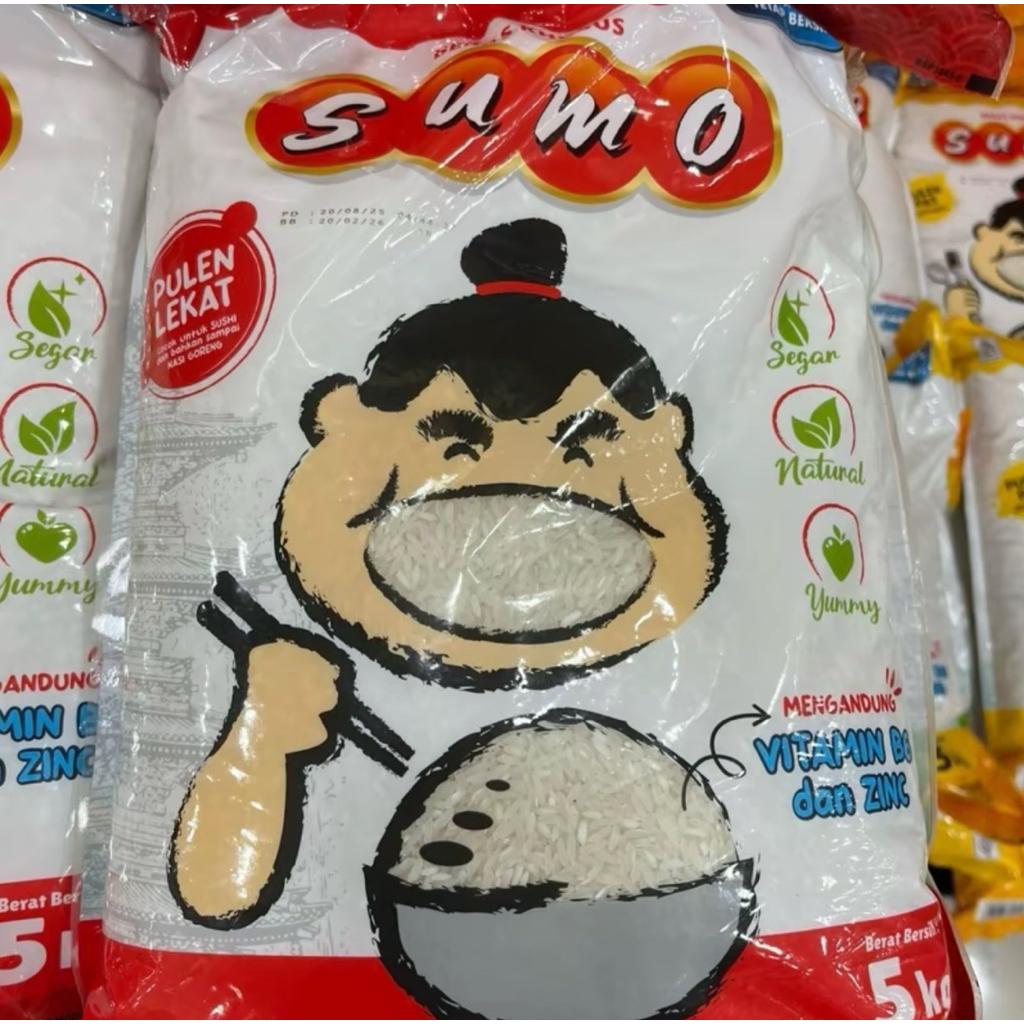 

Beras Khusus Sumo Premium / Beras Sumo Pulen 5kg