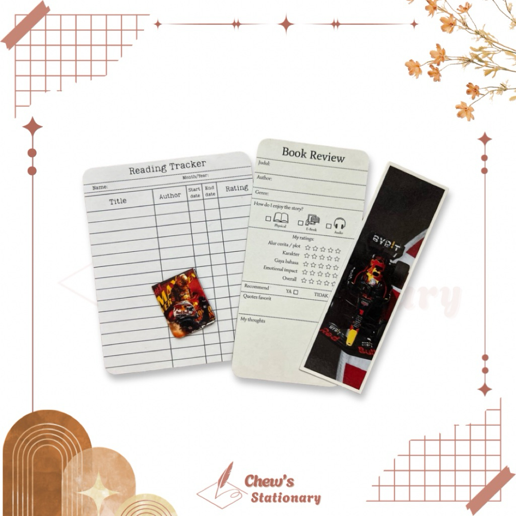 

STARTER KIT BOOKLOVERS | Handmade | Book Review | Reading Tracker | Stationery | Buku Catatan Membaca | Tracker Buku | Jurnal Review