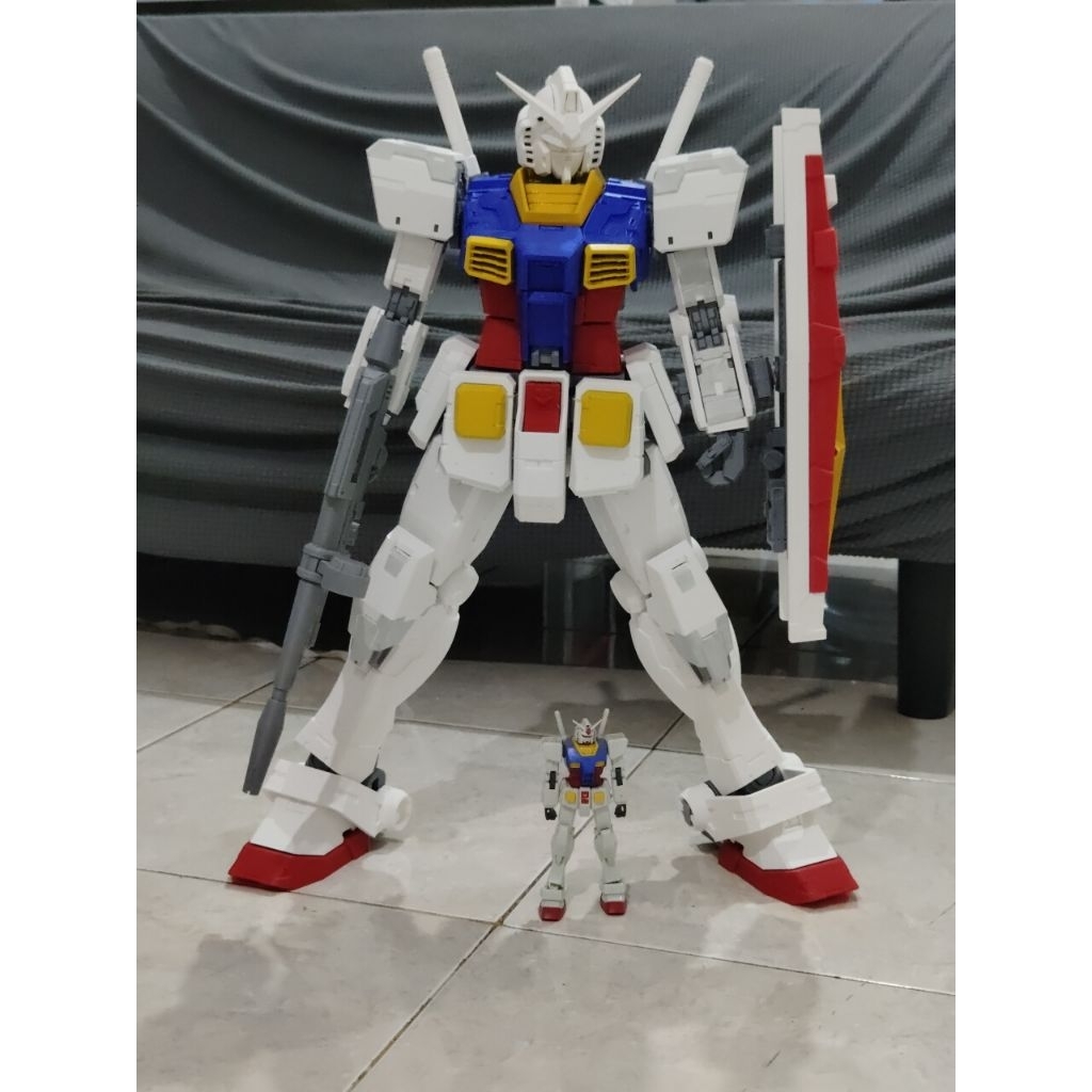 GUNDAM RX78-2 ukuran 1/35 JUMBO 55cm. Gunpla besar big size, lebih besar dari mega size. bahan 3D Pr