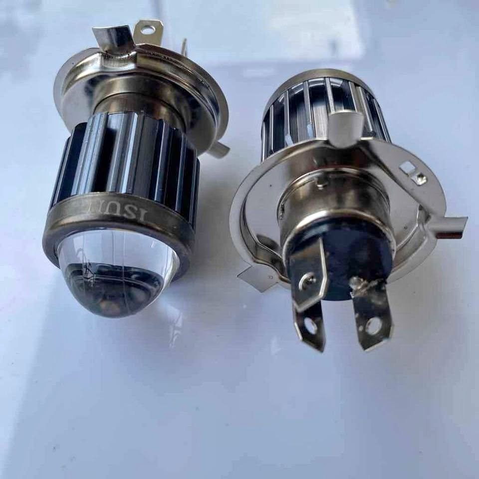 Lampu Mobil LED H4 Super Terang 12V AC DC || Lampu H4 LED Laser Mobil Motor Putih-Kuning