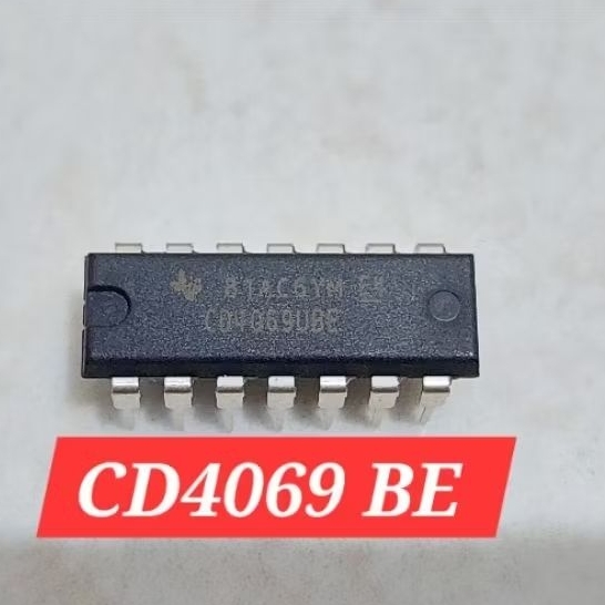 ic cd4069ube cd 4069 original bagus