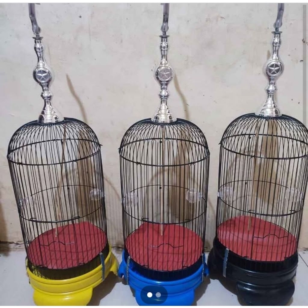 sangkar burung heloped Tebok PVC Tebal.