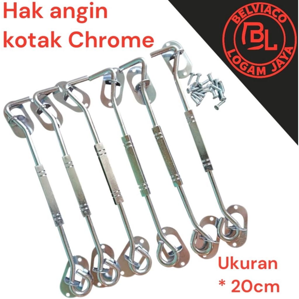 12 biji Hak angin jendela Cantolan jendela Penahan jendela rumah kayu