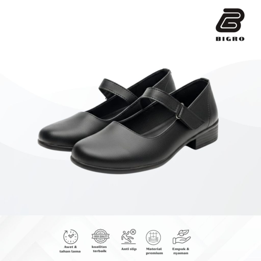 SEPATU PANTOFEL PASKIBRAKA WANITA / SEPATU WANITA PASKIB