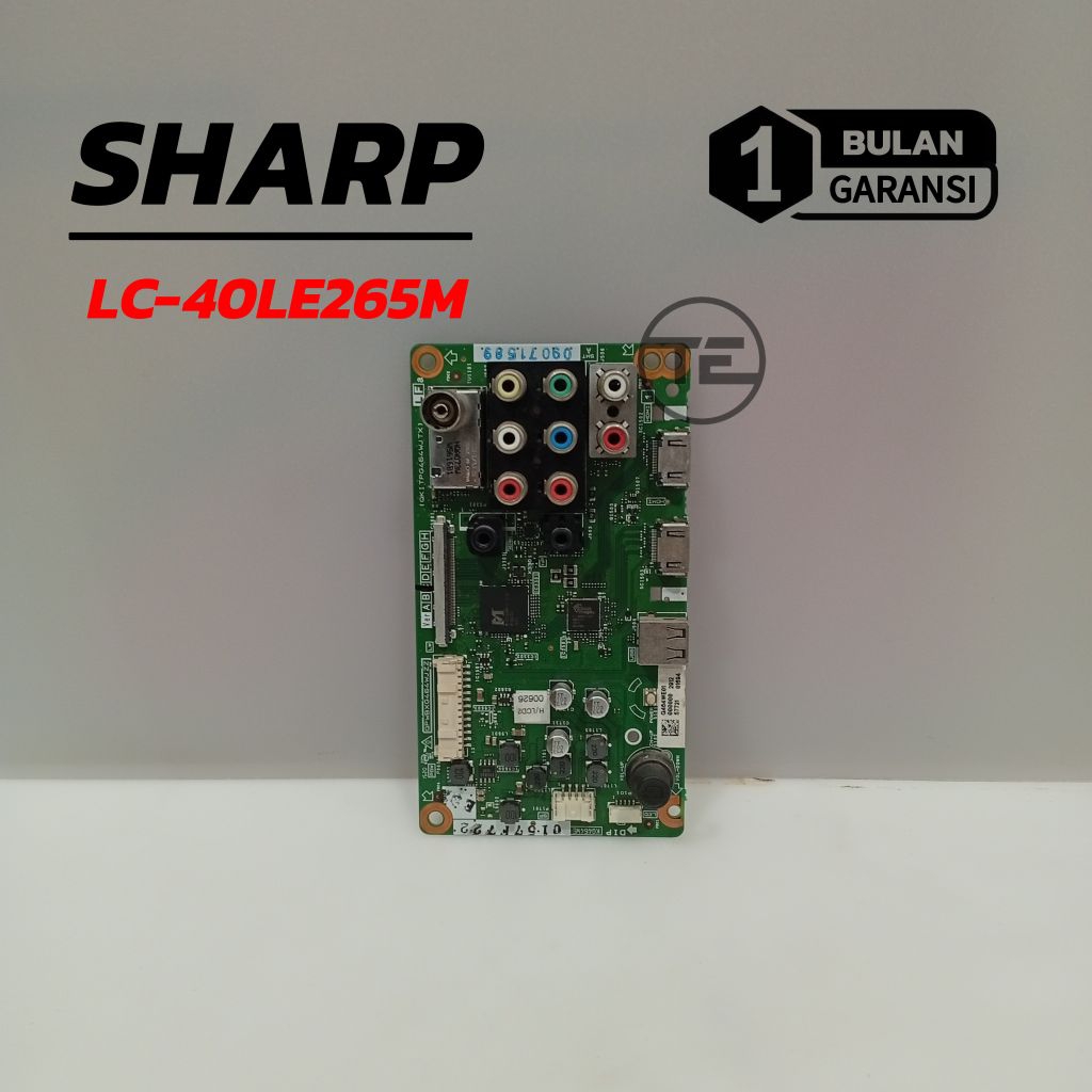 SHARP LC40LE265M MAINBOARD TV LED SHARP LC 40LE265M MOTHERBOAR TV SHARP