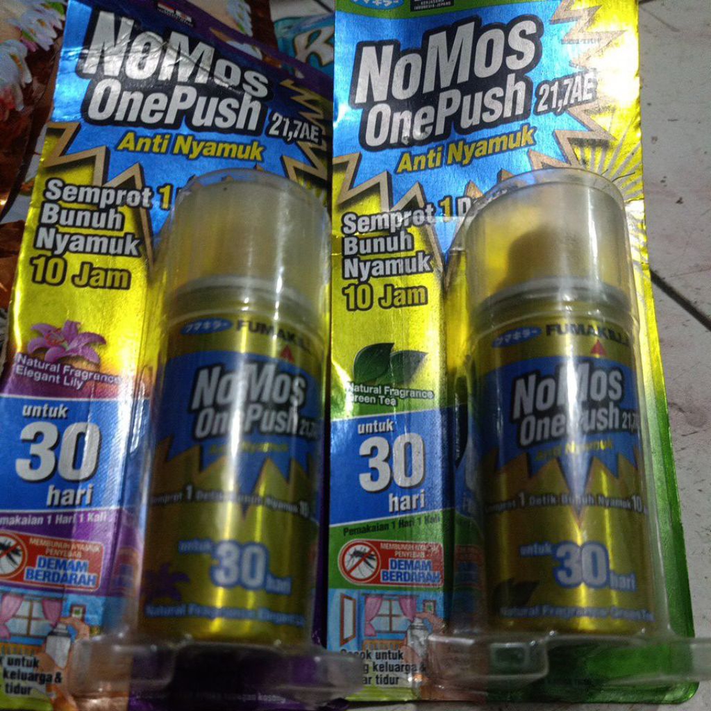 Nomos fumakila anti nyamuk, one push semprot1 detik 10ml
