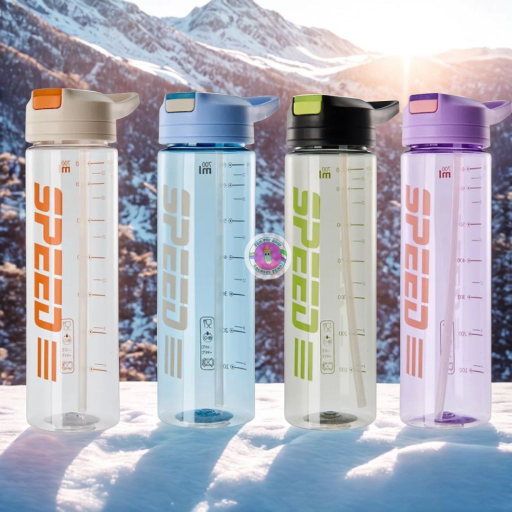 Botol Minum Anak dan Dewasa Sport Modern dengan Sedotan