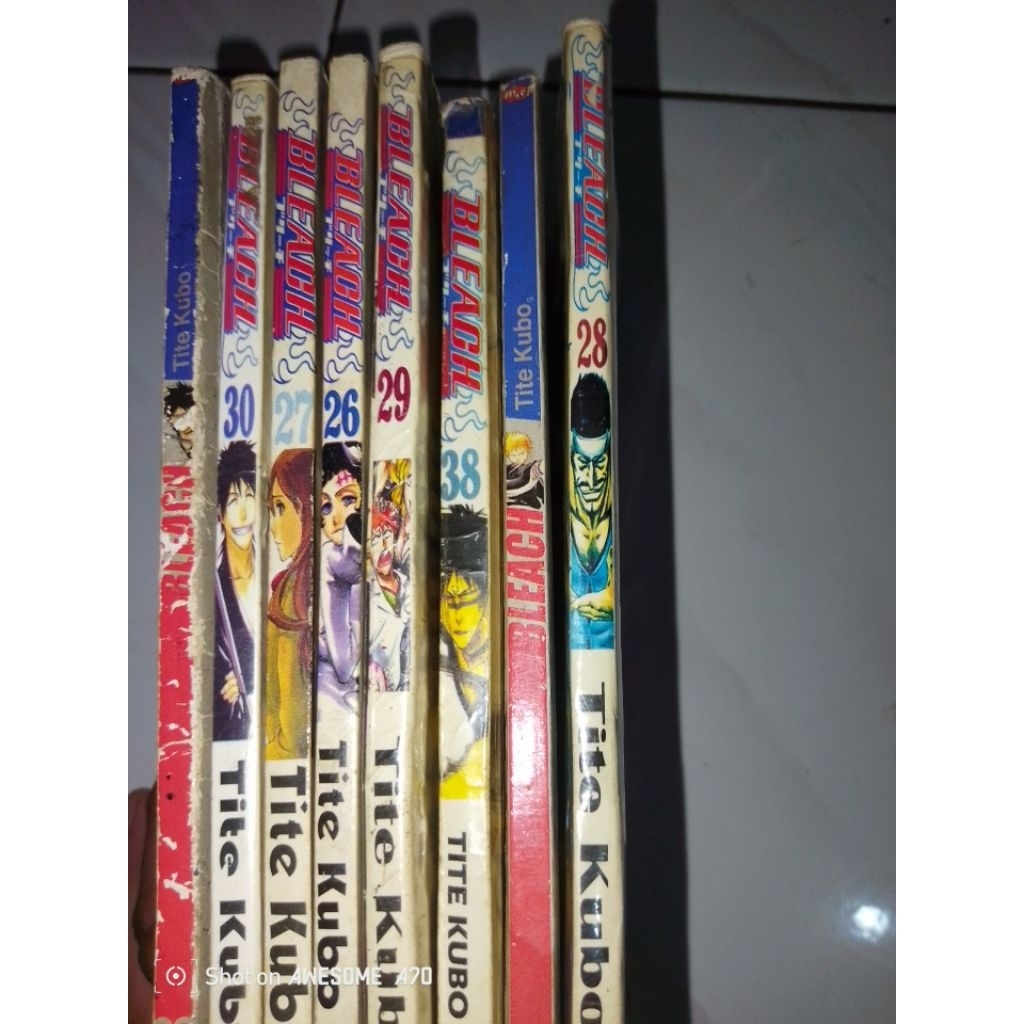 komik anime bleach bekas