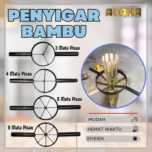 Alltechshop_ Adaka Penyigar Bambu / Pembelah Bambu