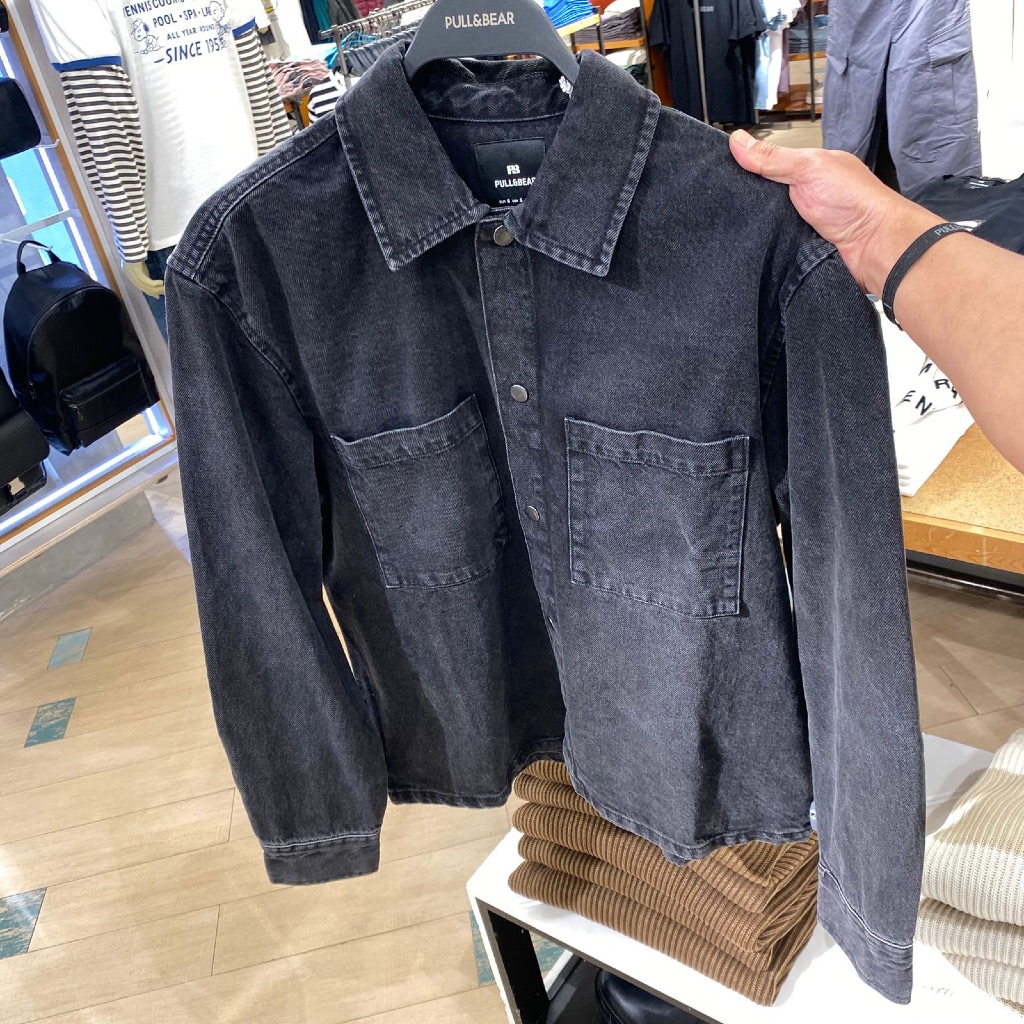 Jastipp. Kemeja Denim Outwear Pull&Bear (Man)
