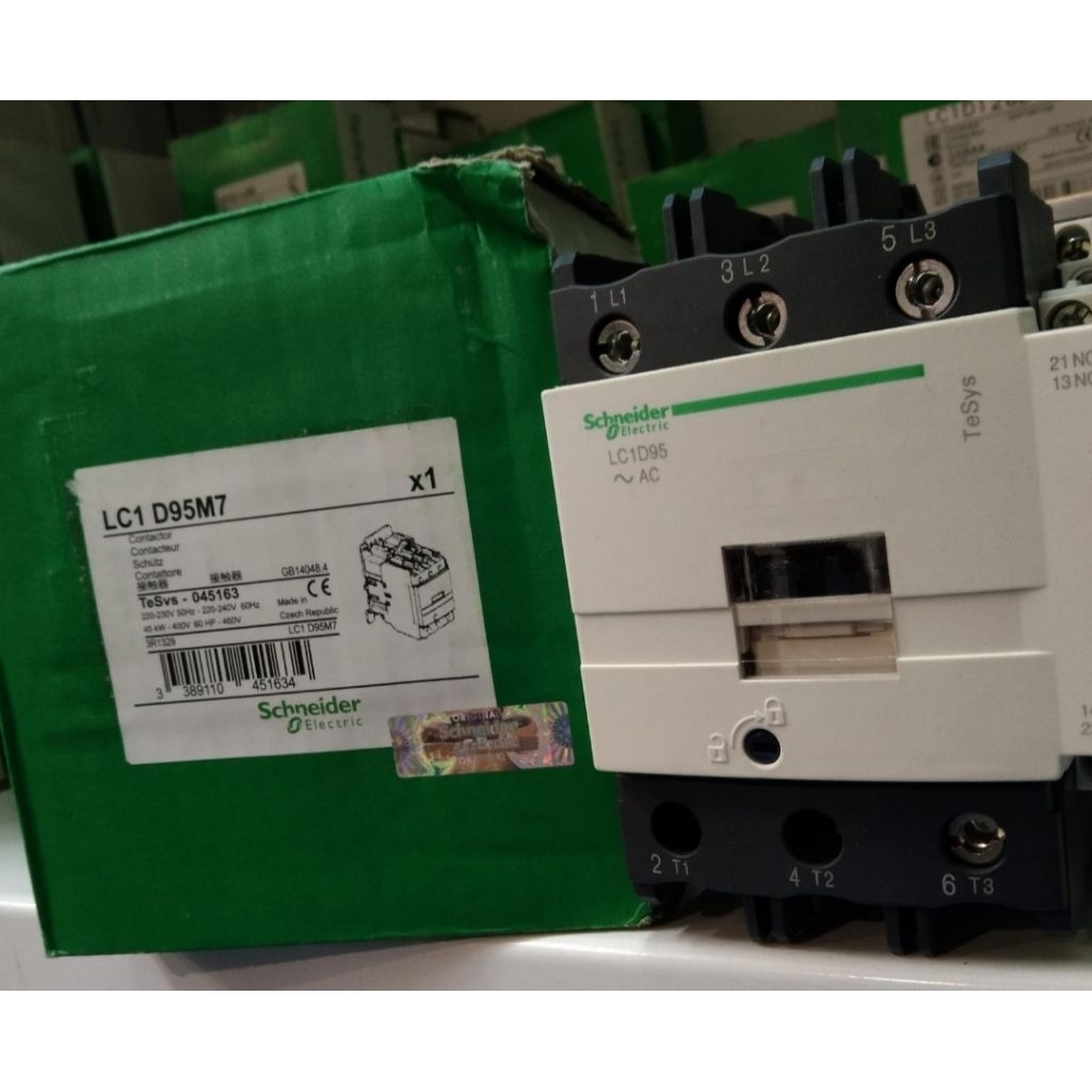 Kontaktor Contactor Lc1d95m7 220v ac 3phase Ac1 125A Ac3 95A