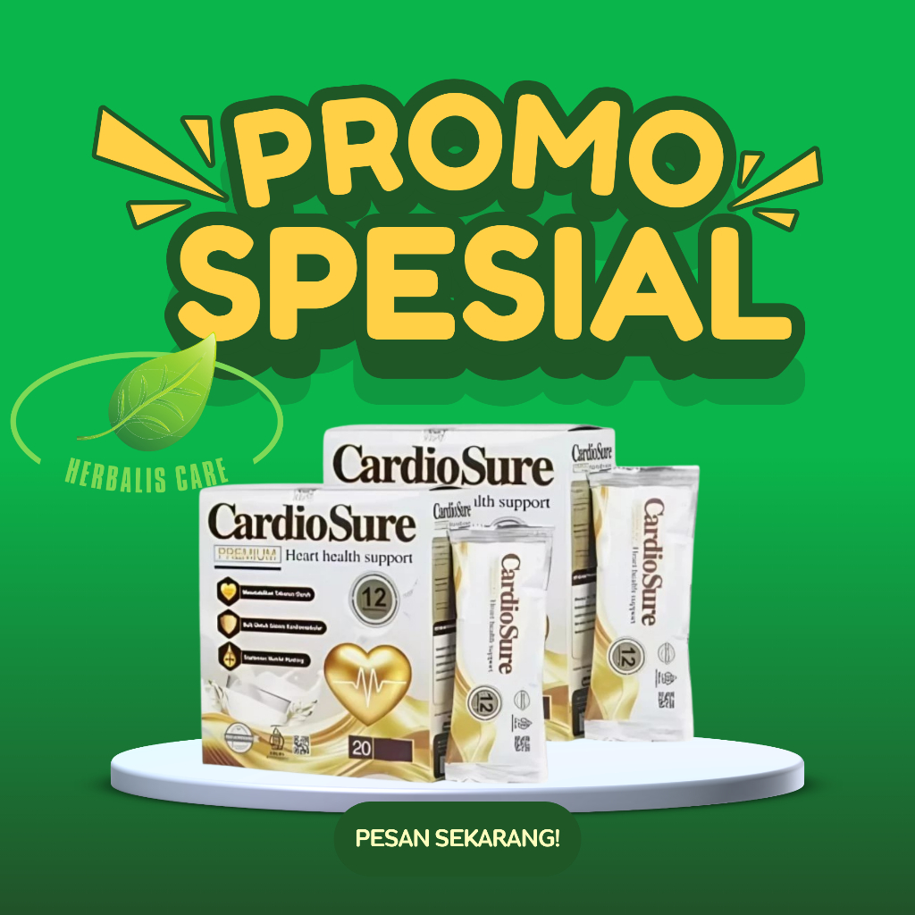 

Cardiosure Premium Milk – Susu Herbal Asli Pereda Hipertensi, Kolesterol, Jantung & Asam Urat