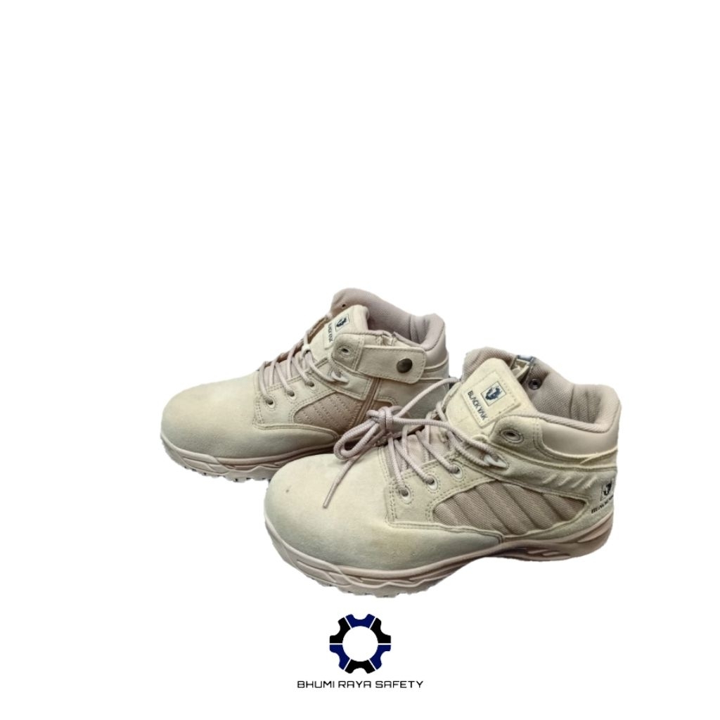 SEPATU SAFETY BLACK YAK CREAM ORIGINAL / SAFETY SHOES INDOOR/OUTDOOR BLACK YAK CREAM ORIGINAL