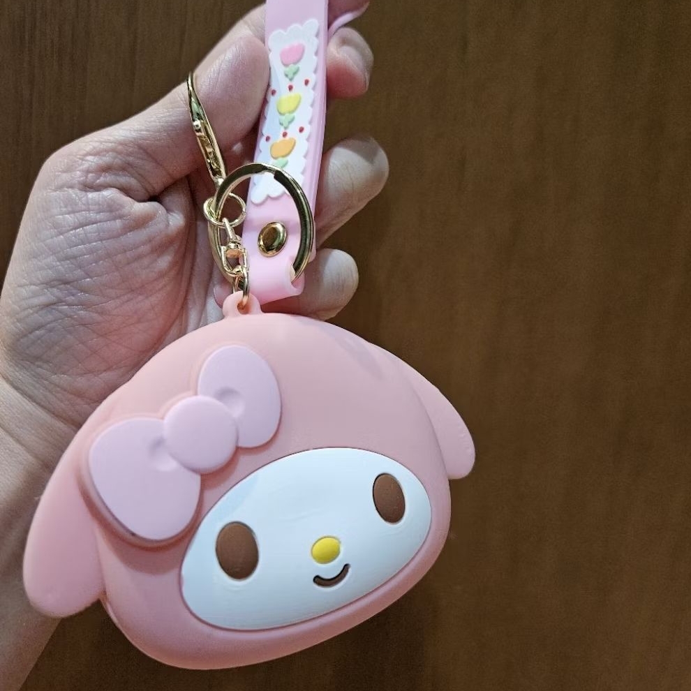 My Melody Mini Pouch Bag Charm / gantungan kunci My Melody dompet kecil / Bros My Melody Ready New