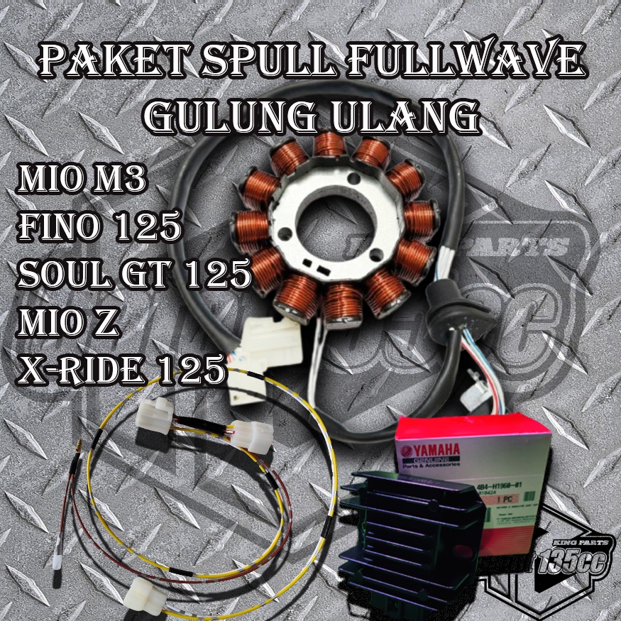 Paket Spull Fullwave Mio M3 Mio Z Fino 125 Soul GT 125 X-Ride 125 set dengan kiprok Nmax original su