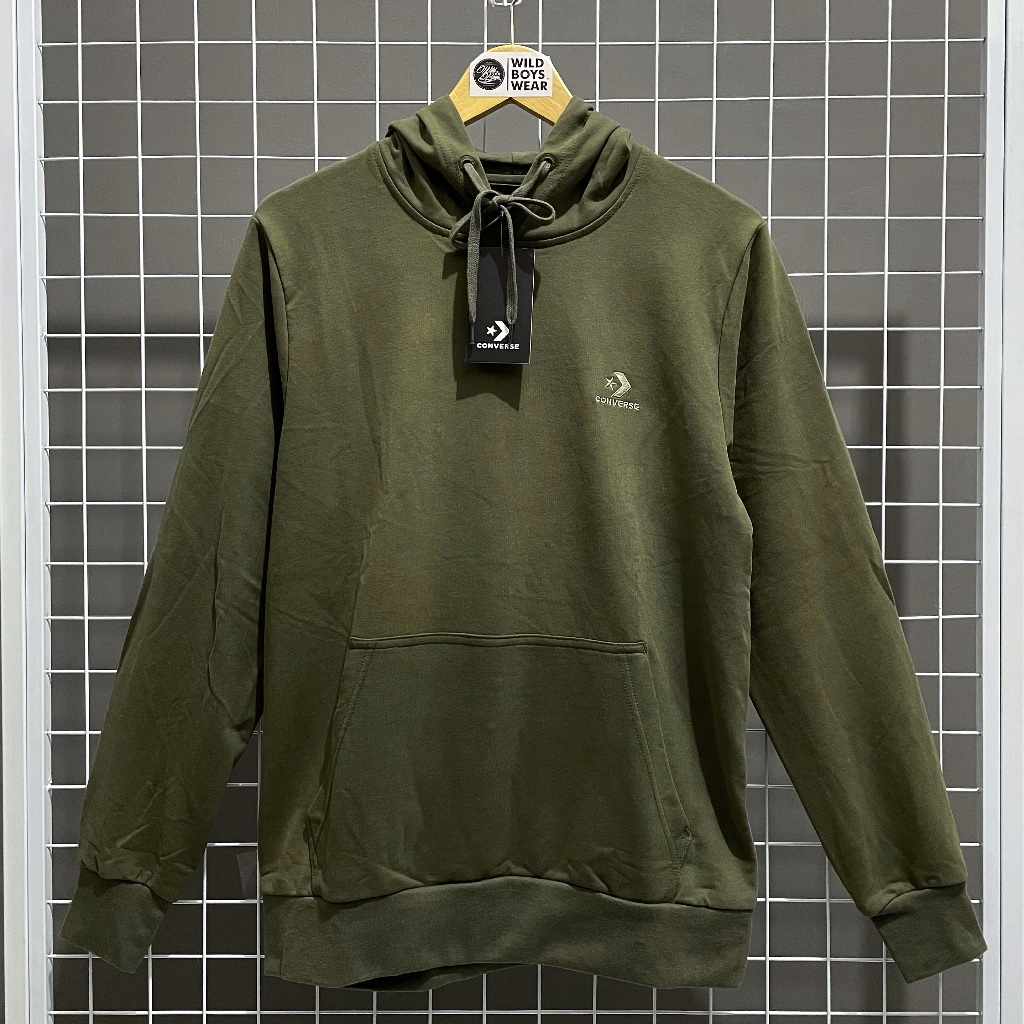 (BEST SELLER) Hoodie Converse Left Chevron Embroidered Original