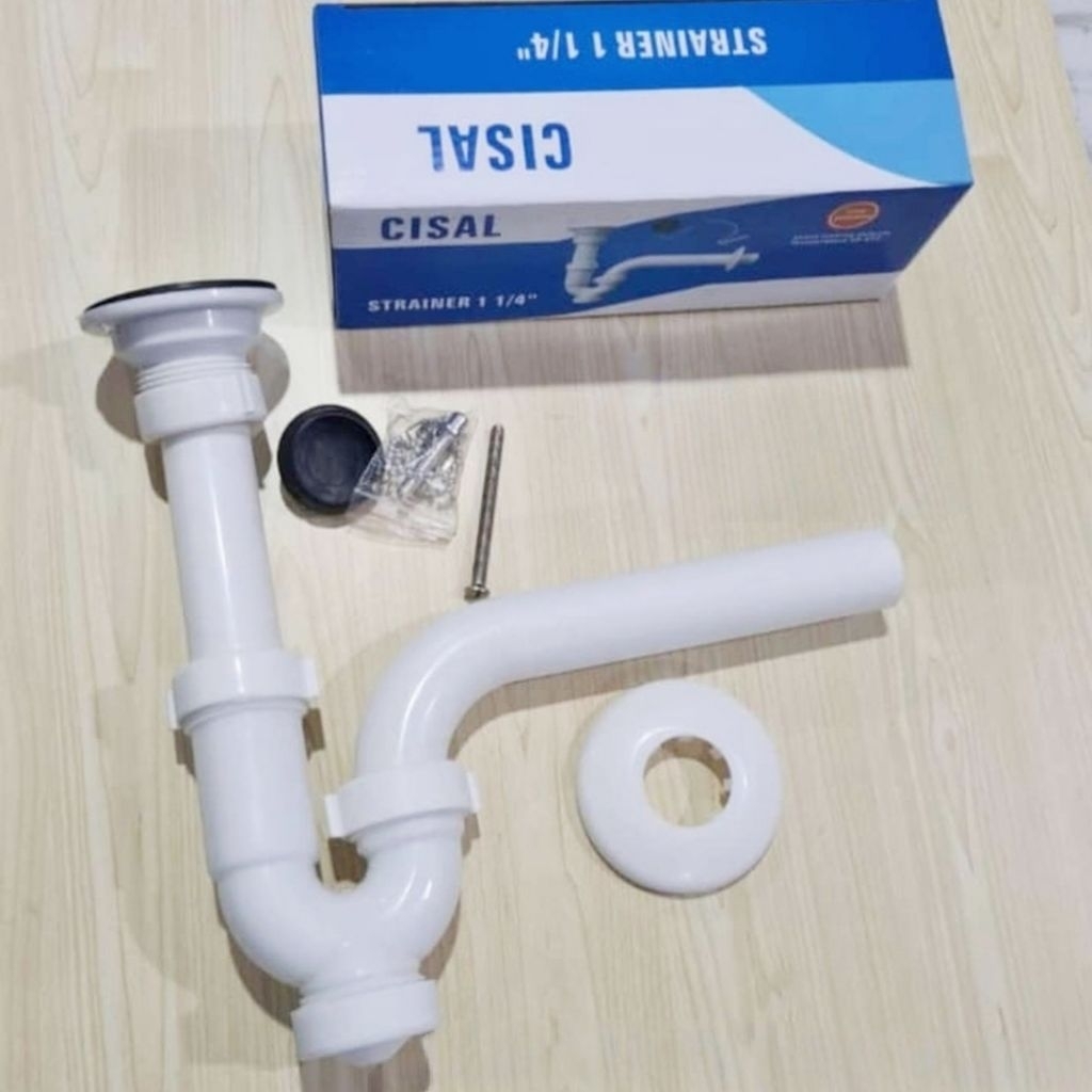 Sifon Angsa Pvc CISAL / Sifon Leher Angsa Bahan Pvc / Pembuangan Air Wastafel