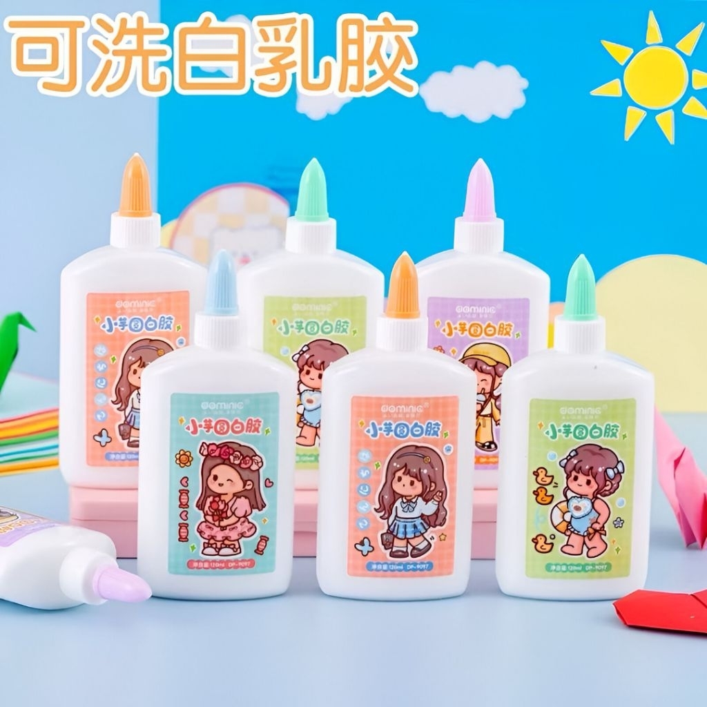 

(1 PCS) DOMINIC FANCY WHITE GLUE | LEM PUTIH CAIR | LEM PUTIH KERTAS