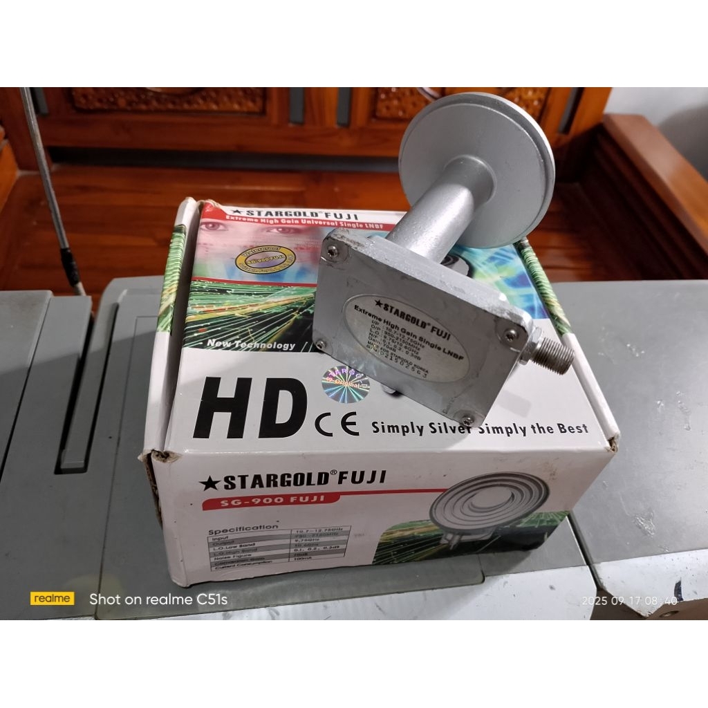 LNB ku band prime fokus Stargold Fuji SG 900 korea