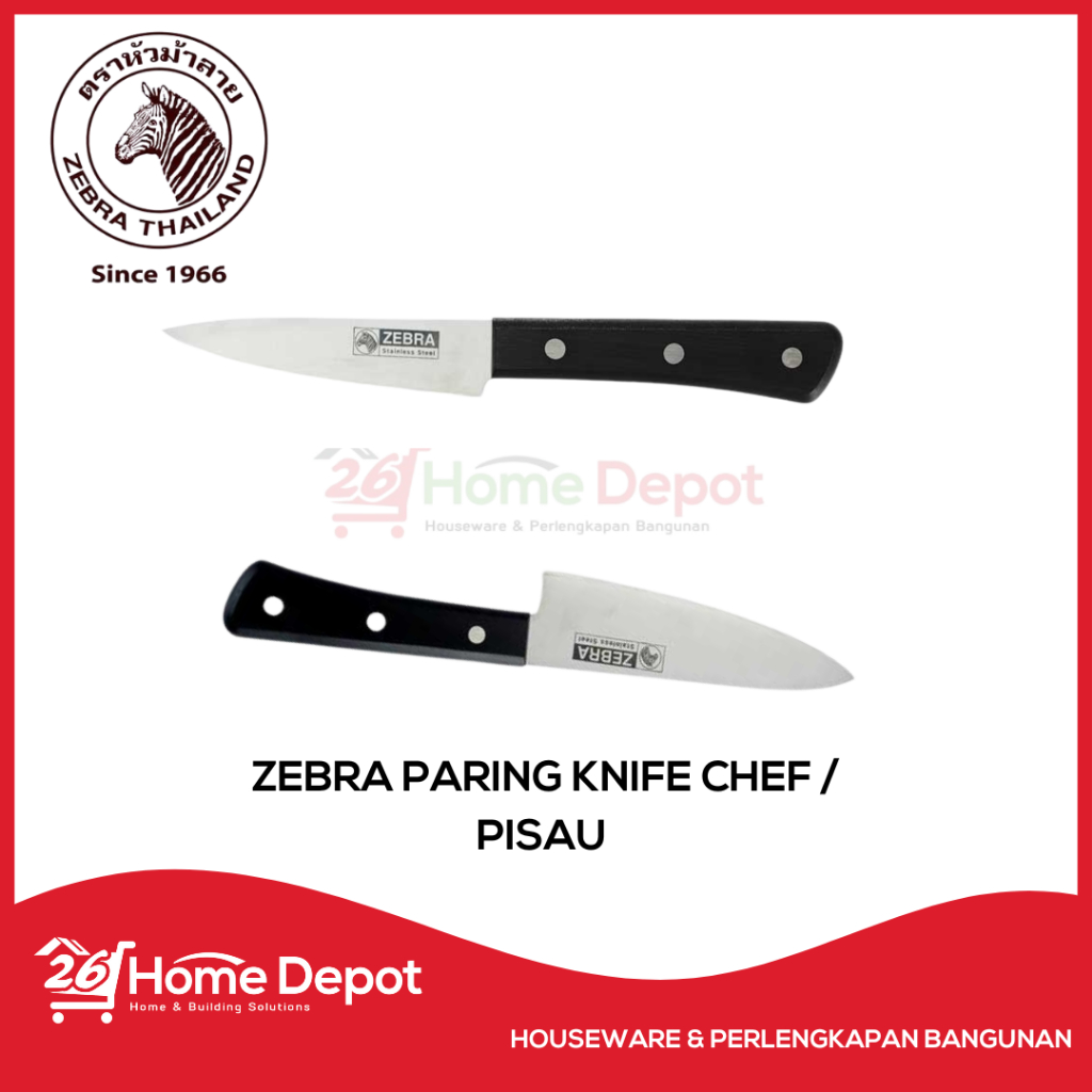 ZEBRA Pisau Dapur Stainless Steel Zebra Chef Knife
