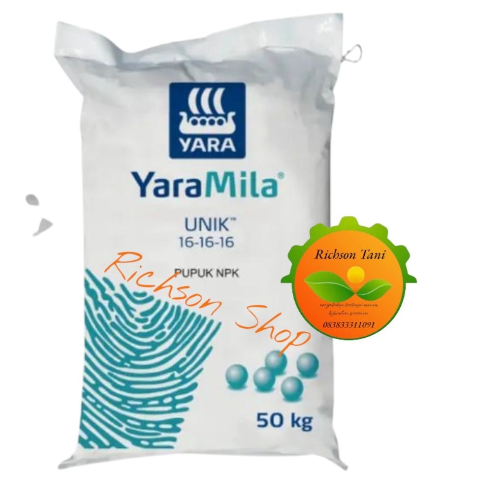 yaramila unik 16-16-16 kemasan 50kg