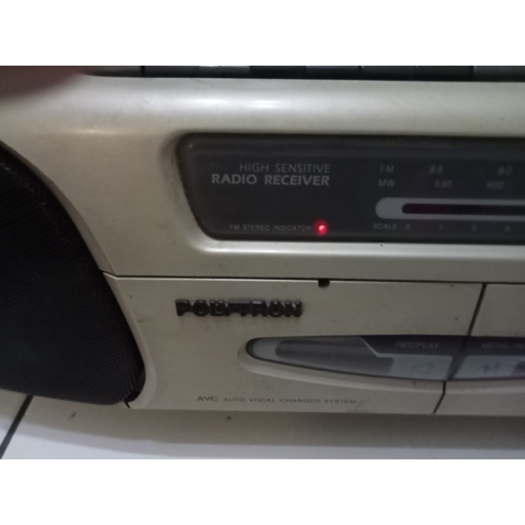 tape radio Polytron mega power mp4100kc