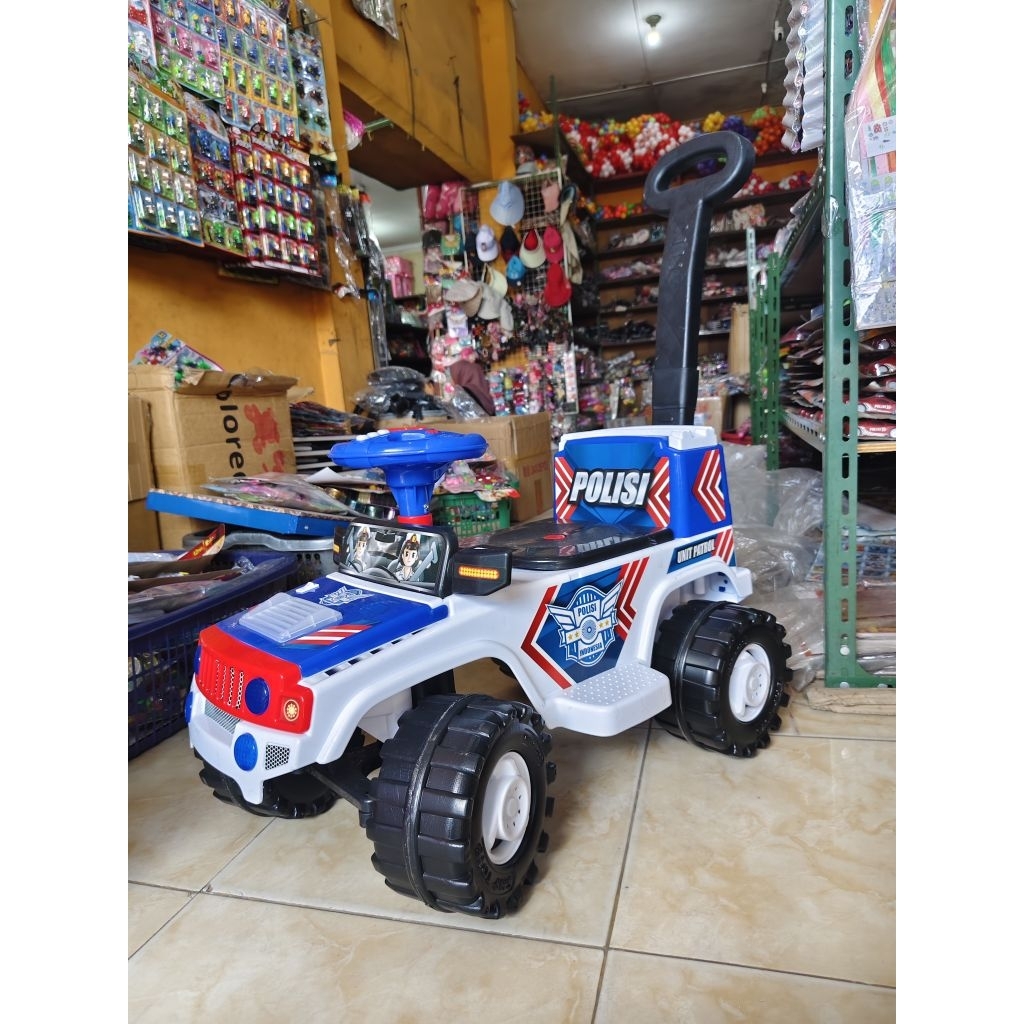 Mainan Mobil Duduk Polisi Anak / Mainan Mobil Polisi / Mainan Mobil Polisi Jumbo