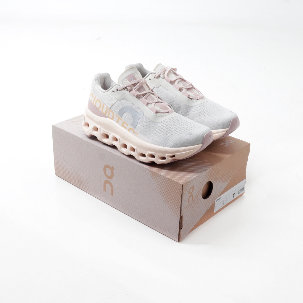 On Cloudmonster Pink Moon Fawn