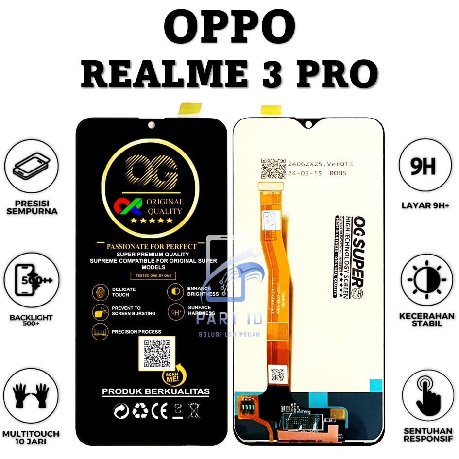 LCD TOUCHSCREEN REALME 3 PRO ORIGINAL 100% FULLSET