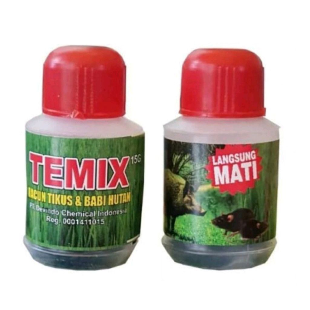 (6J) TEMIX RACUN TIKUS botol racun tikus dan babi hutan terampuh ampuh racun temix ori lebih ampuh