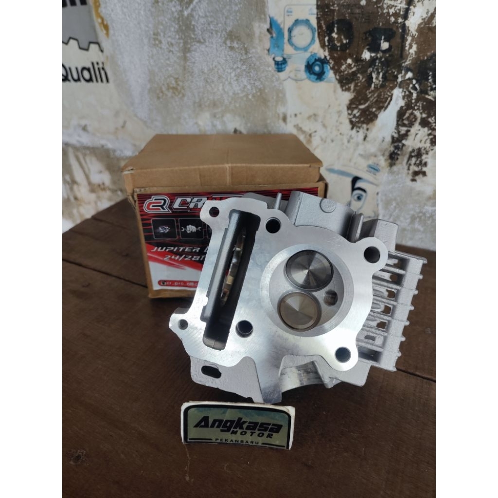 head crpro racing Jupiter z vega 28/24mm batang 4.5mm deksel racing