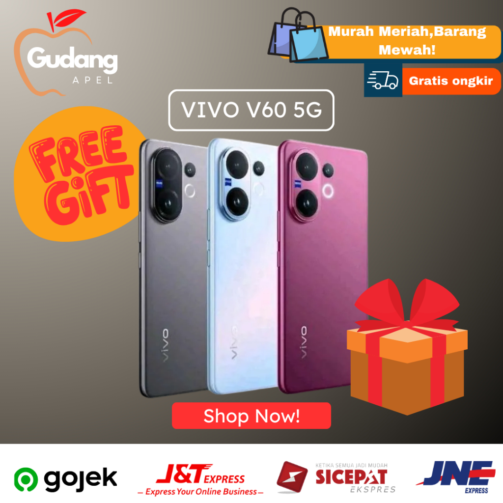 VIVO V60 5G 8/256 12/512 12/256 GB RAM 12GB 8GB ROM 512GB 256GB Garansi Resmi
