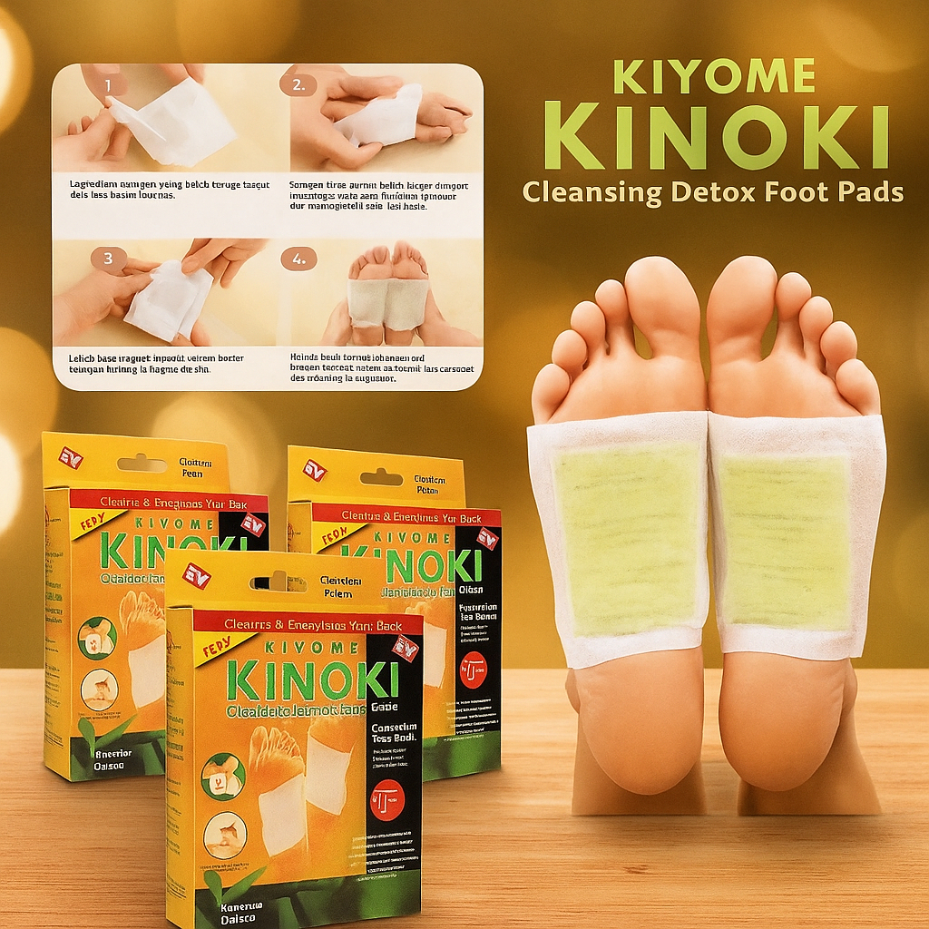 Koyo Kaki Kinoki Gold Herbal 10 Pcs | Detox Tubuh, Redakan Pegal & Lelah [BEST SELLER]