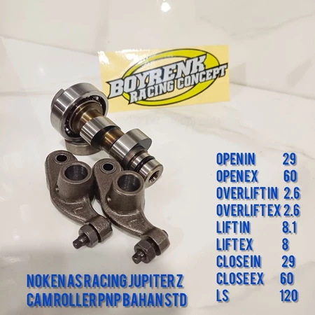 NOKEN AS RACING JUPITER Z VEGA R CRYPTON CAM ROLLER PNP  BAHAN STD - BOYRENK RACING