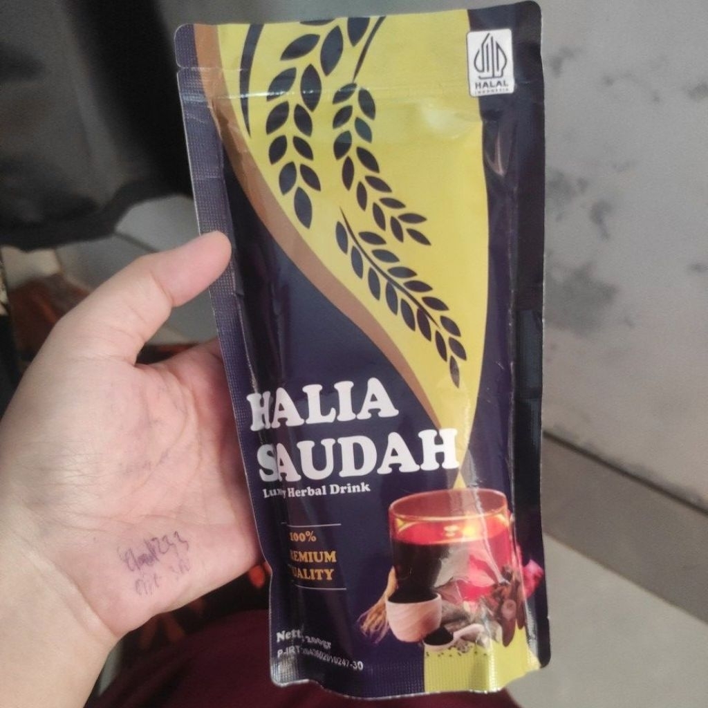 Halia Saudah | Herbal Drink | minuman jahe hangat dan halal