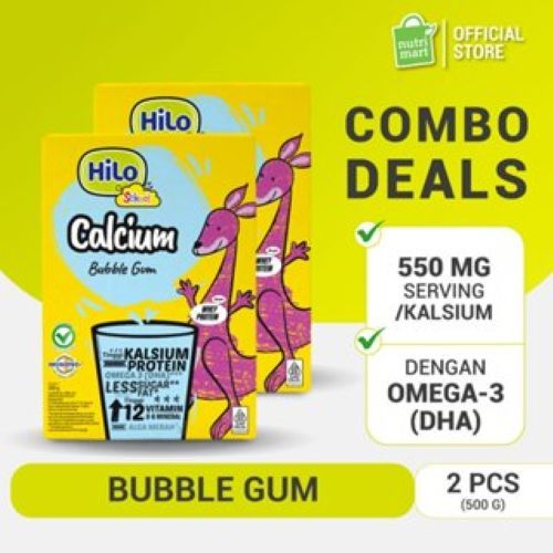 HiLo School Bubble Gum 500g (2pcs)