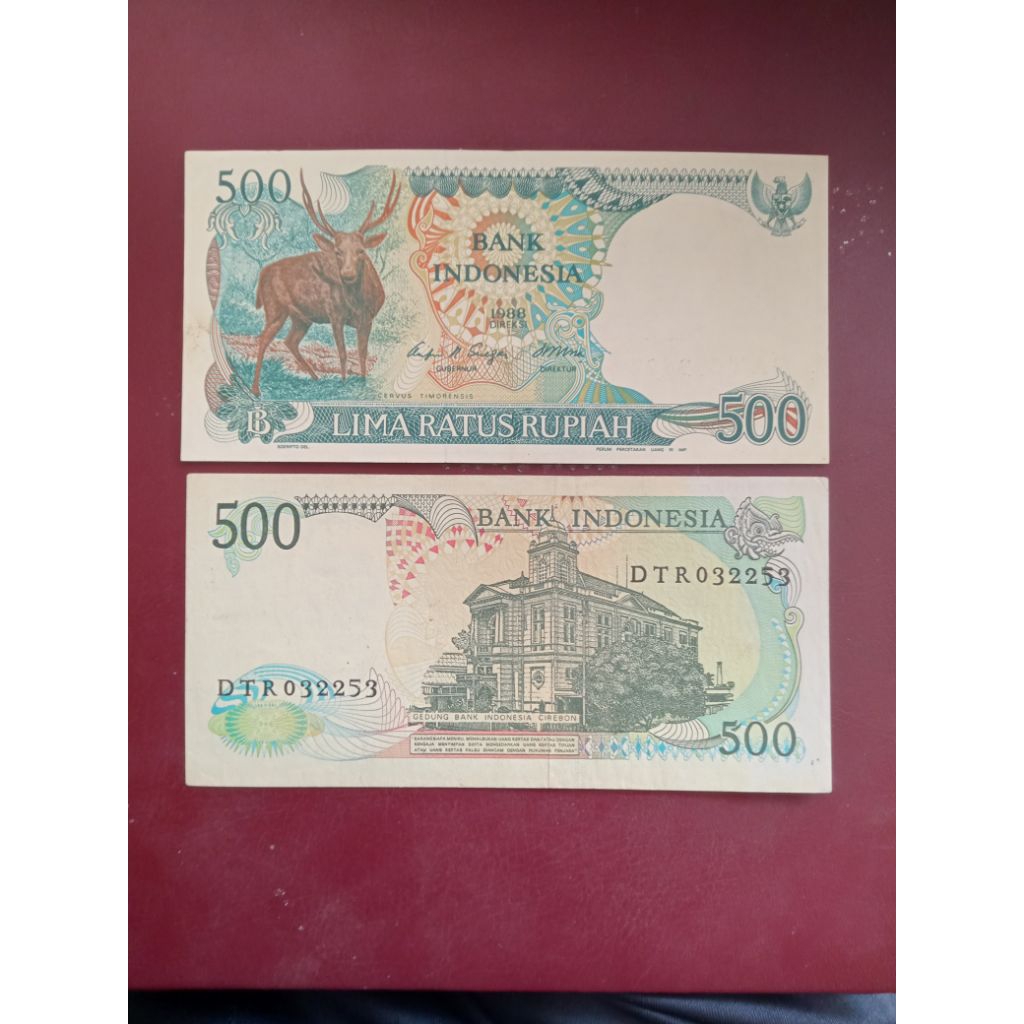 uang kertas kuno Rp 500 rusa