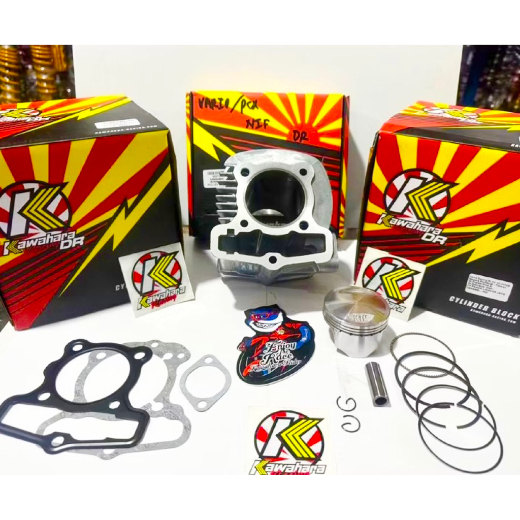 boring genio beat fi scoopy 2020-2024 53mm block seher bore genio beat fi scoopy fi block seher kawa
