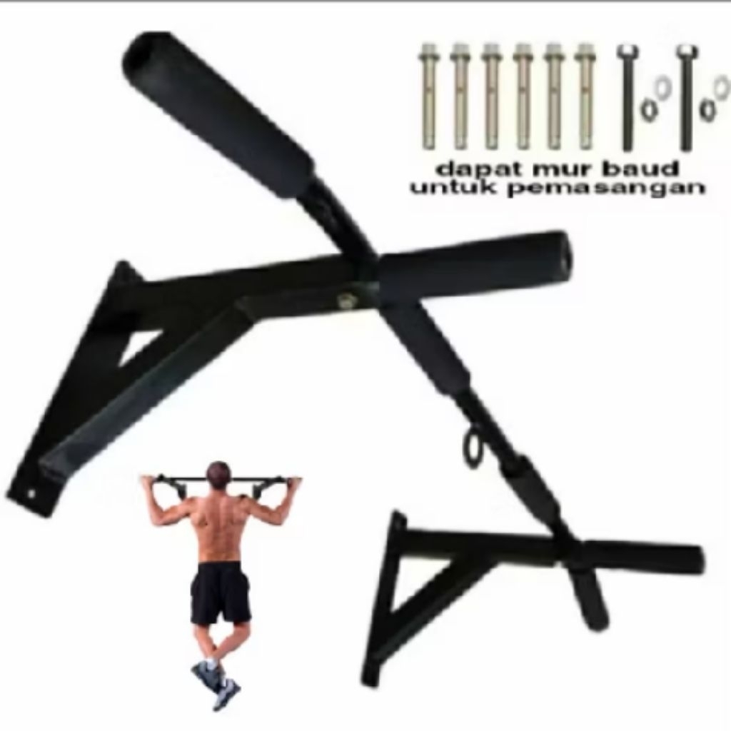 Pull Up Bar Chin Up Bar Dinding 6 Grip