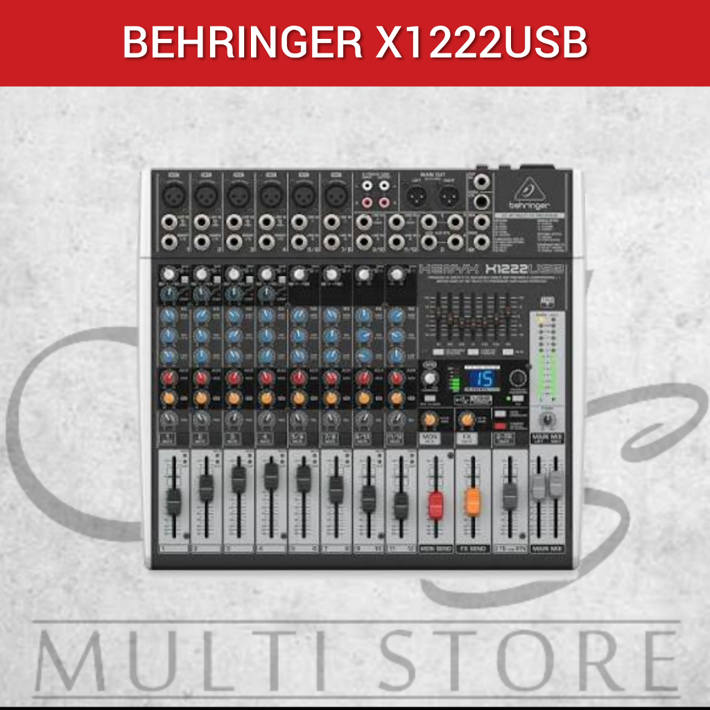 Behringer XENYX X1222USB - BEHRINGER X1222 USB - BEHRINGER X 1222 USB Audio Mixer