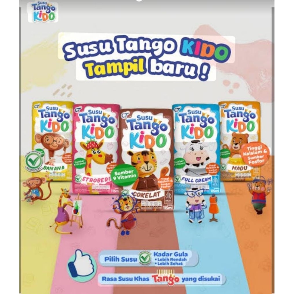 SUSU UHT TANGO KIDO 115ML